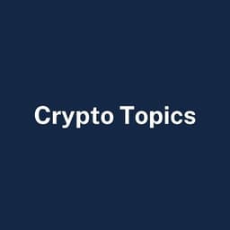 Crypto Topics